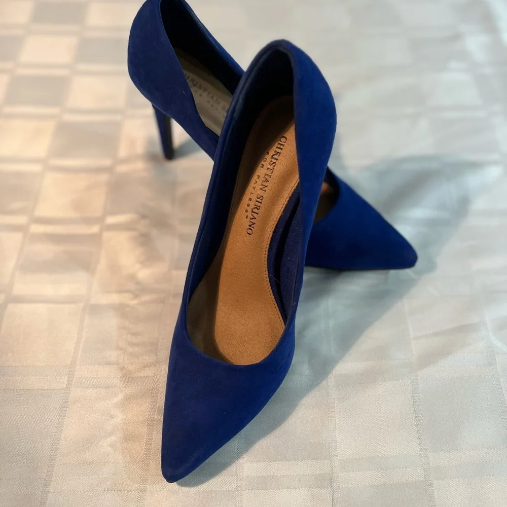 Christian Siriano Royal Blue Heels – Size 7.5– Excellent Condition - Picture 1 of 11